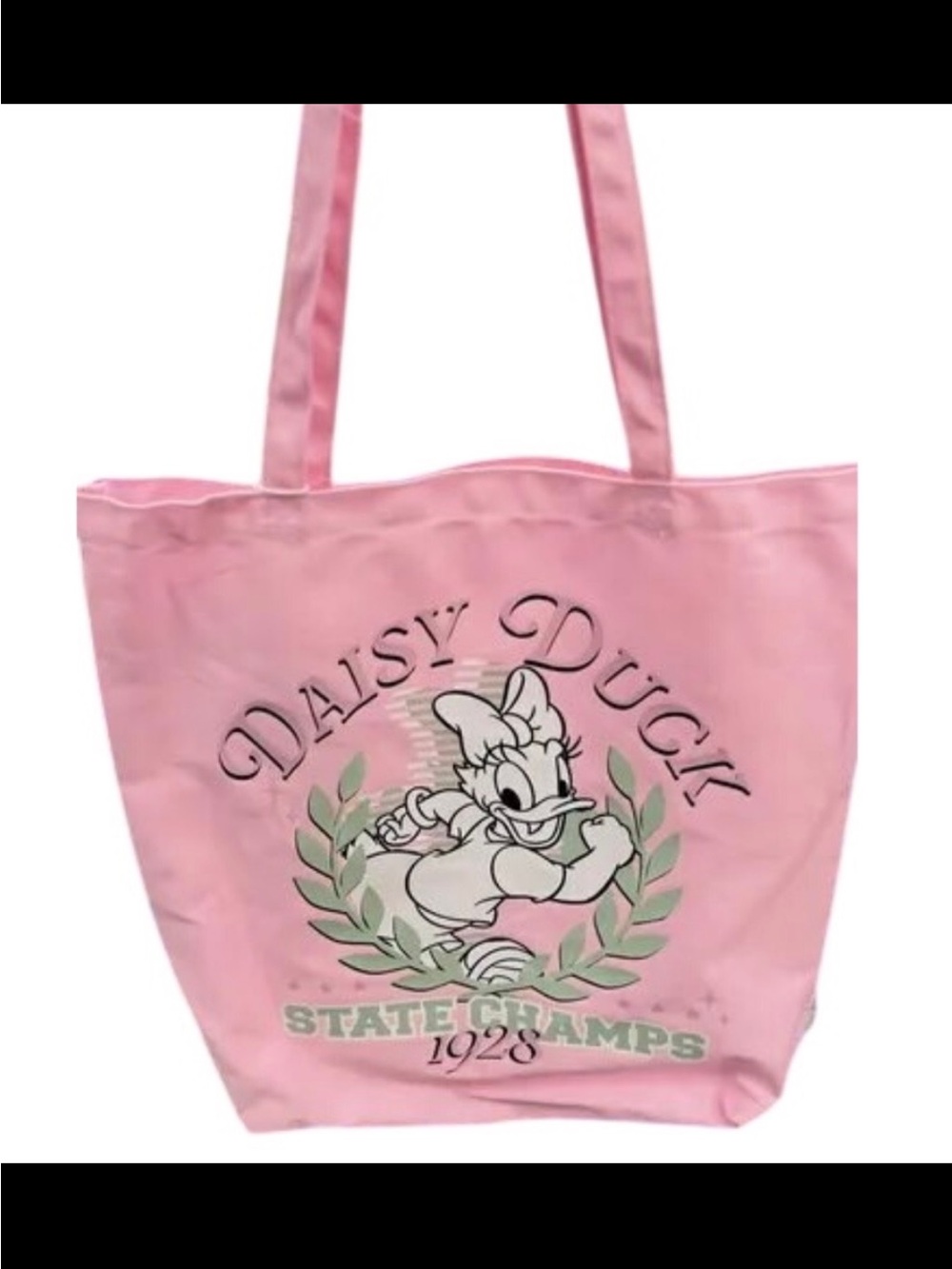 Disney Daisy Duck Pink canvas tote